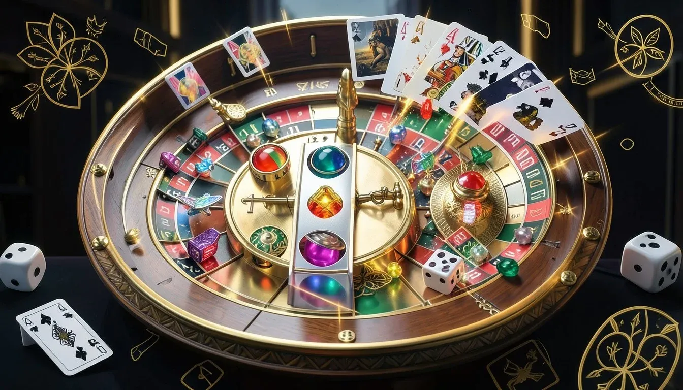 Casino Mania game lobby with slot and live casino sections