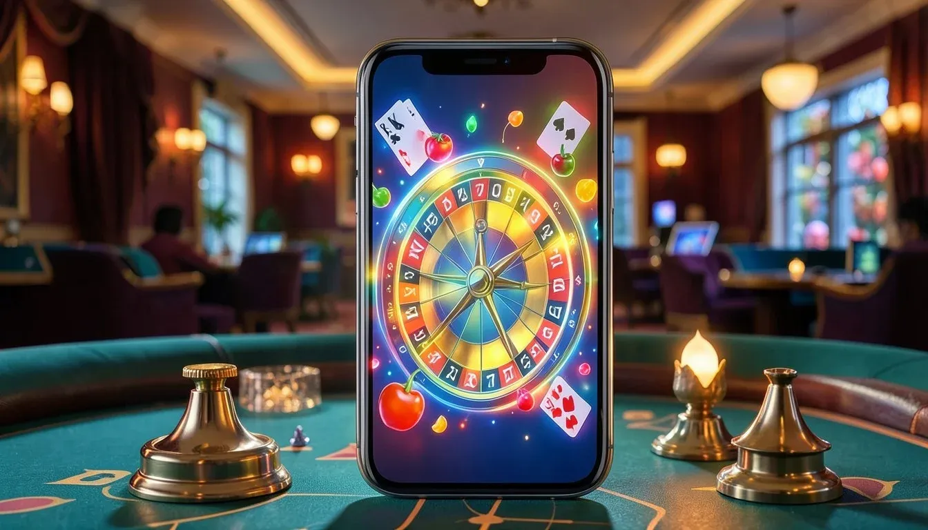 Casino Mania mobile casino on a smartphone